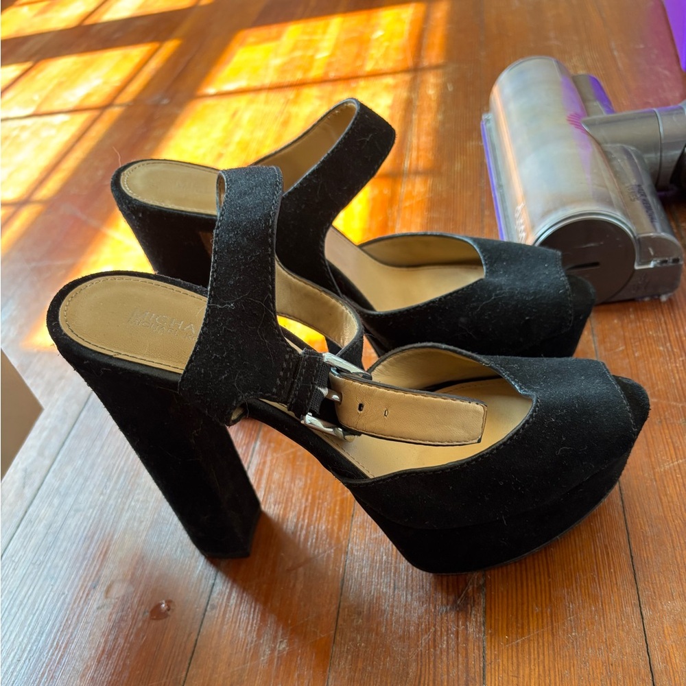 Michael Kors Black Platform Sandals
